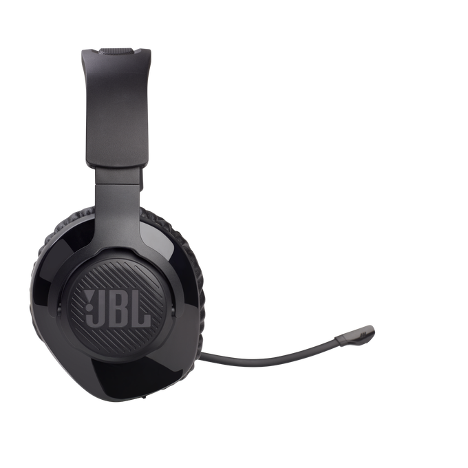 JBL Quantum 350 Wireless - Black - Wireless PC gaming headset with detachable boom mic - Right image number null